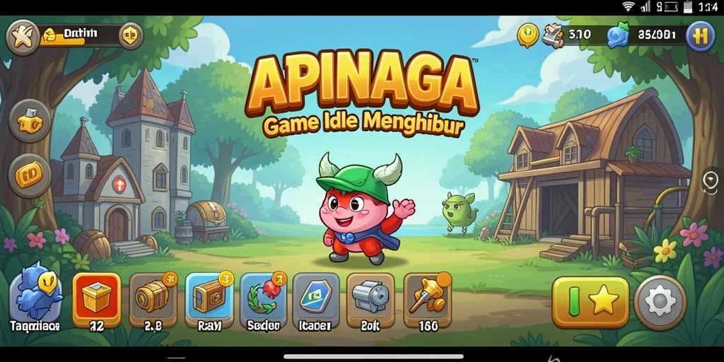 Tampilan gameplay dari <strong>APINAGA</strong> yang penuh aksi dan keseruan.
