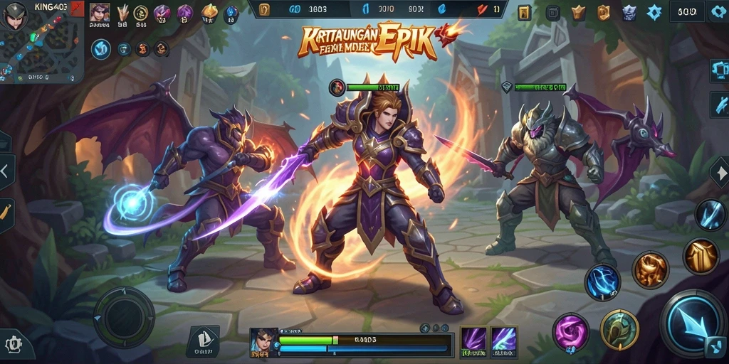 Tampilan dinamis dan menarik dalam permainan MOBA KING403.
