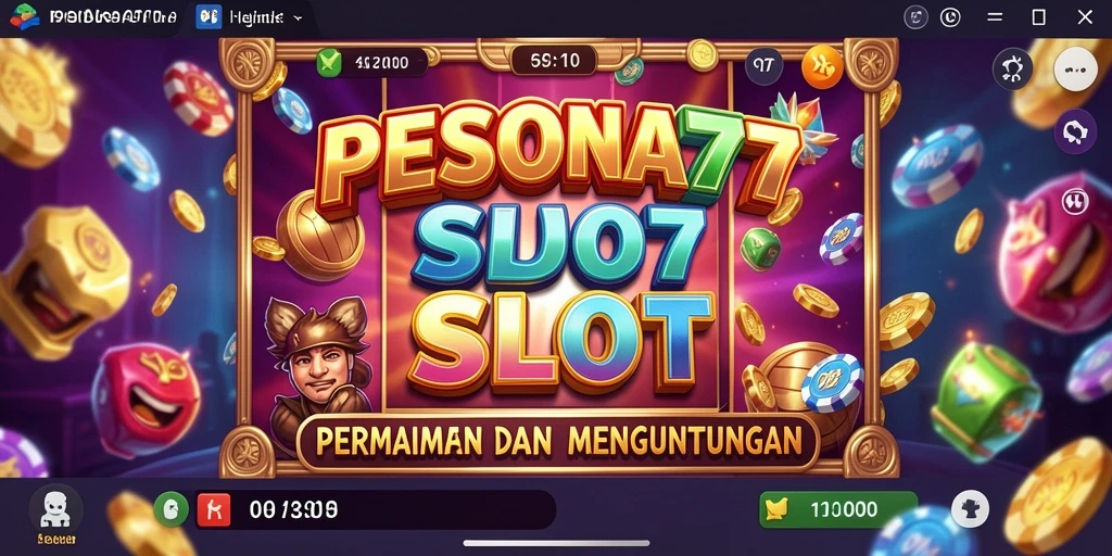 Tampilan gameplay PESONA77 dengan mesin slot yang menarik.
