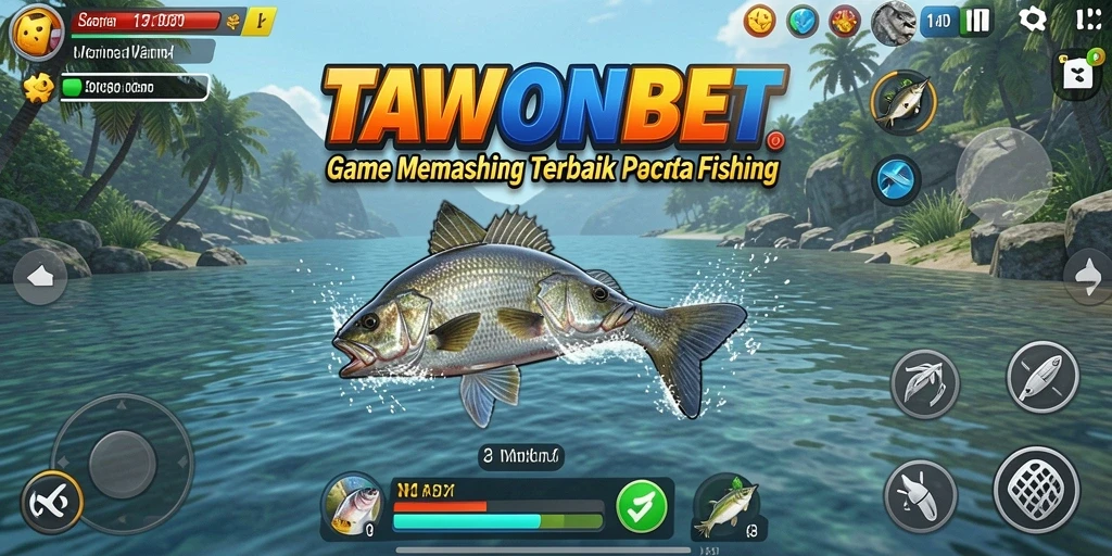 Tampilan gameplay TAWONBET yang menawan dan penuh aksi memancing.